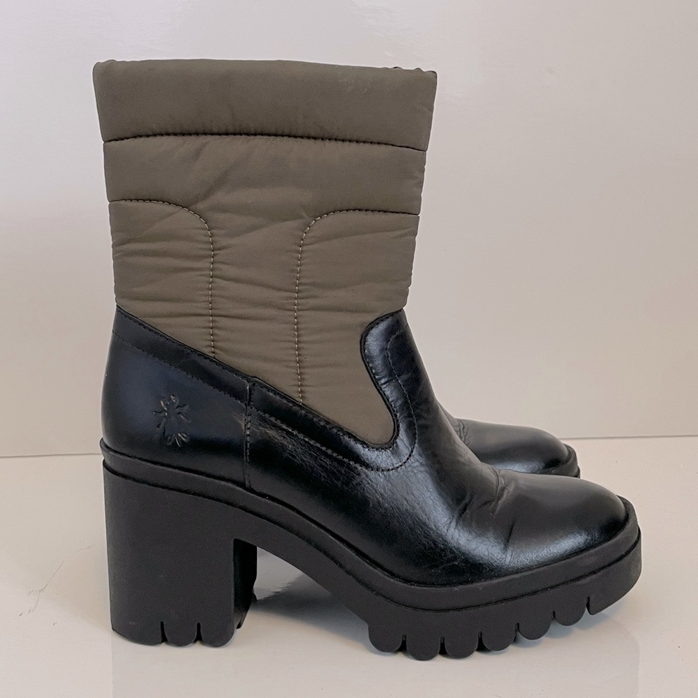 Fly London chunky boot
